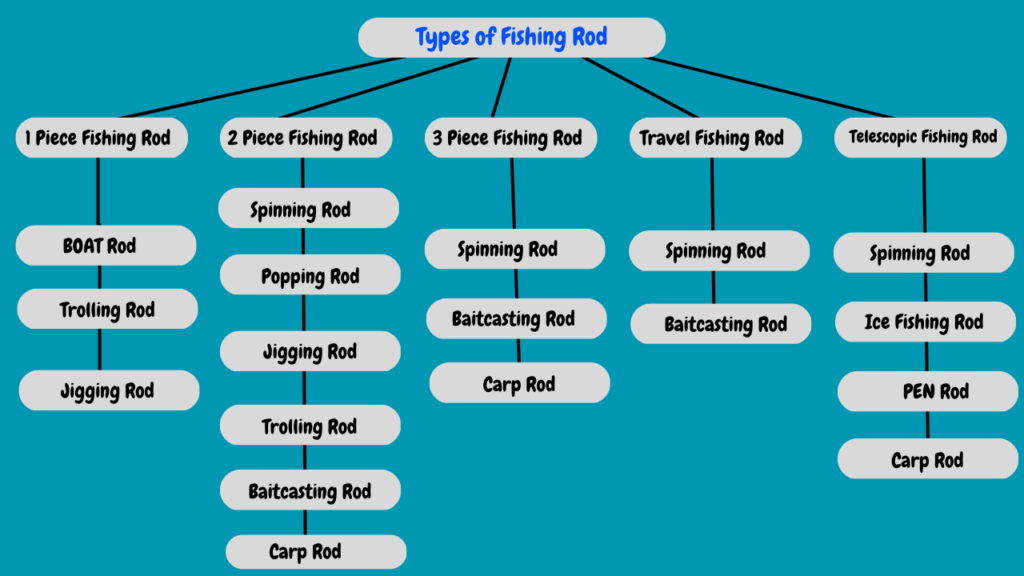 Types of fishing rods