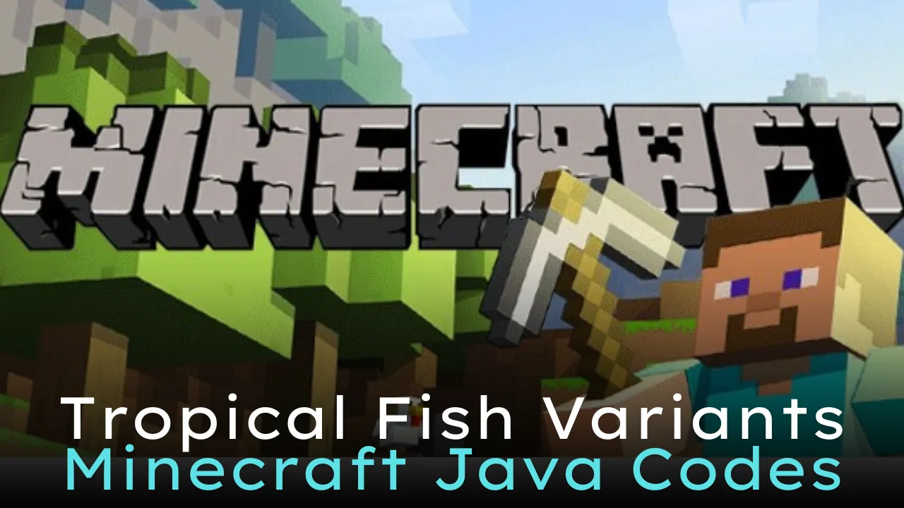 Tropical Fish Variants Minecraft Java Codes